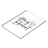 Hoch funktionierendes Introvert Spiral Foto Notebo Notizblock (Linke Seite)