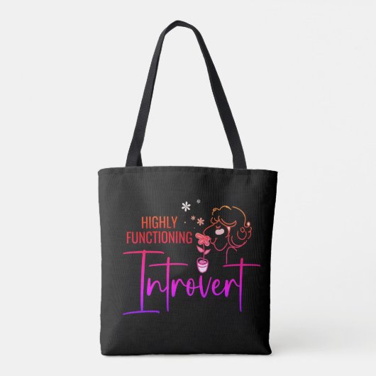 Hoch funktionierendes Introvert Tasche (Rückseite)