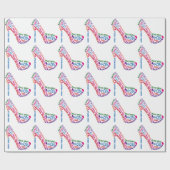 Hoch gehärtete Schuhe Geschenkpapier (Flach)