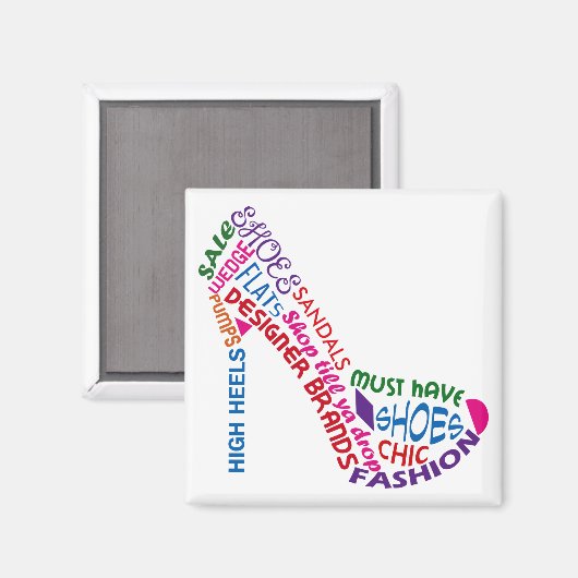 Hoch gehärtete Schuhe Magnet (Vorderseite/Rückseite)