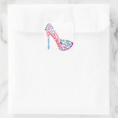 Hoch gehärtete Schuhe Quadratischer Aufkleber (Tasche)