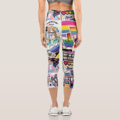 Hoch geschnitten capri leggings (Rückseite)