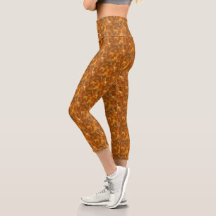 Hoch geschnittene Caprihosen Capri Leggings