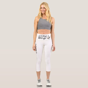 Hoch geschnittene Caprihosen Capri Leggings