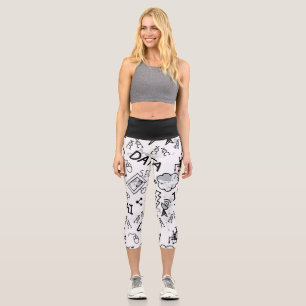 Hoch geschnittene Yoga-Capris, XS (0-2) Capri Leggings