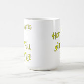 Hoch gesinnt und voller Leben. Philosophisch Kaffeetasse (Mittel)