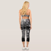 Hoch gewaiste Capris: Flattering Style. Capri Leggings (Rückseite)