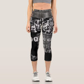 Hoch gewaiste Capris: Flattering Style. Capri Leggings (Vorderseite)