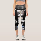 Hoch gewaiste Capris: Flattering Style. Capri Leggings (Vorderseite)