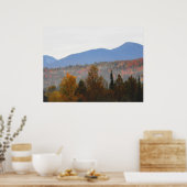 Hoch Gipfel Adirondacks Herbstgebirge Wald Poster (Küche)