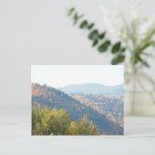 Hoch Gipfel Adirondacks Herbstgebirge Wald Postkarte (Stehend Vorderseite)