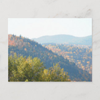 Hoch Gipfel Adirondacks Herbstgebirge Wald Postkarte