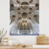 Hoch hoch über dem Orgelposter Poster (Küche)