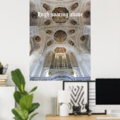 Hoch hoch über dem Orgelposter Poster (Heimbüro)