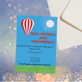 Hoch, Hoch & Weg von der Verantwortung Einladung