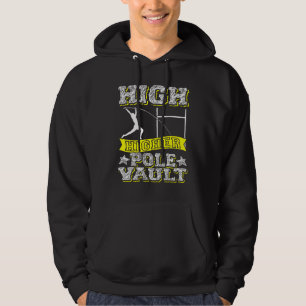 Hoch Höherer Stabhochsprung Stabhochsprung Leichta Hoodie
