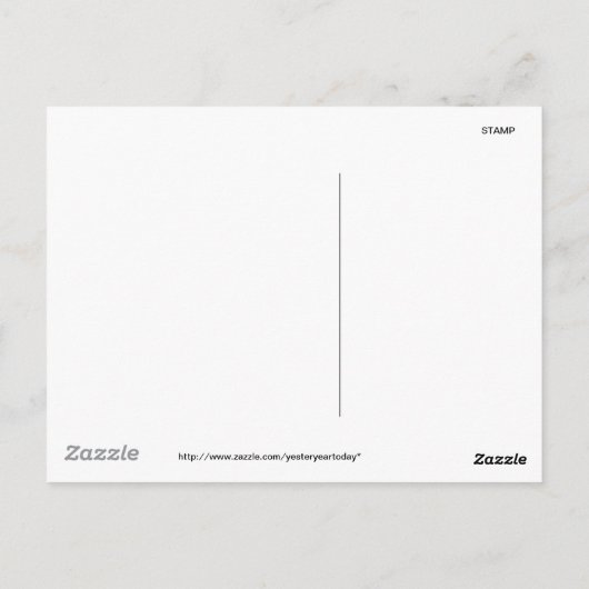 Hoch im Himmel Postkarte (Rückseite)