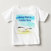 Hoch im Kleinkind-Stil Baby T-shirt (Vorderseite)