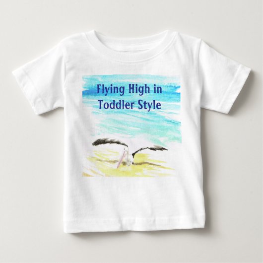 Hoch im Kleinkind-Stil Baby T-shirt (Vorderseite)