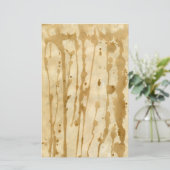 Hoch kaffeehaltiges Parchment Briefpapier (Stehend Vorderseite)