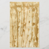 Hoch kaffeehaltiges Parchment Briefpapier (Vorderseite)