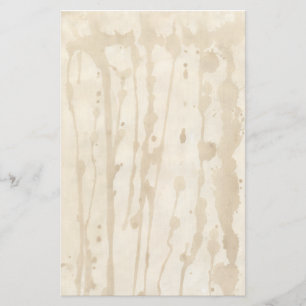 Hoch kaffeemännisch verkleidete, verblasste Pergam Briefpapier