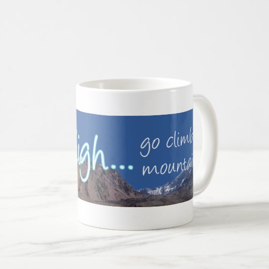 Hoch klettern kaffeetasse (VorderseiteRechts)