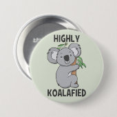 Hoch Koalafied Koala Button (Vorne & Hinten)