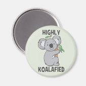Hoch Koalafied Koala Magnet (Vorderseite/Rückseite)