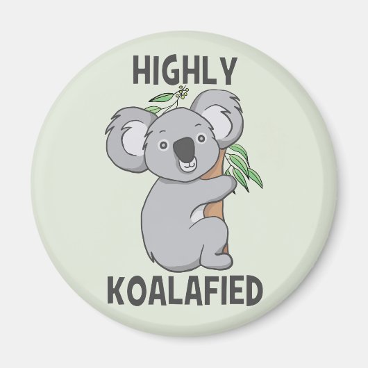 Hoch Koalafied Koala Magnet (Vorne)