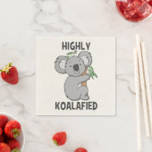 Hoch Koalafied Koala Serviette (Beispiel)