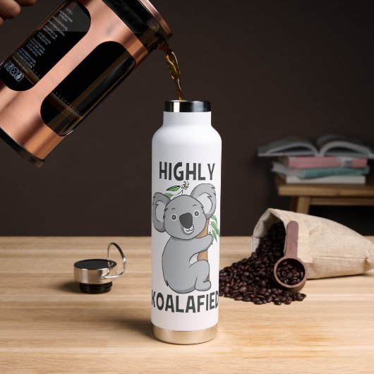 Hoch Koalafied Koala Trinkflasche (Kaffee)