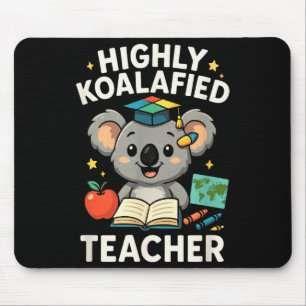 Hoch koalifizierter Lehrer - Lustiger Koala Bär  Mousepad