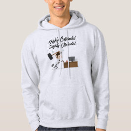 "Hoch koffeiniert, leicht motiviert" Hoodie