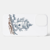 Hoch koffeinierter, sozial abgeschiedener Kaffeege iPhone Hülle (Rückseite (Horizontal))