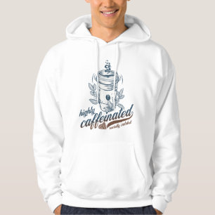 Hoch koffeinierter, sozial abgeschiedener, lustige hoodie