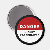 Hoch koffeiniertes Magnet (Vorderseite/Rückseite)