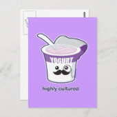 hoch kultiviert postkarte (Vorne/Hinten)