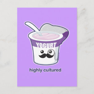 hoch kultiviert postkarte