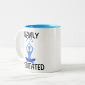Hoch meditierte Kaffee-Tasse Zweifarbige Tasse (Vorderseite Links)