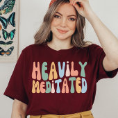 Hoch meditierte, lustige Meditation, Yogi-Klasse T-Shirt