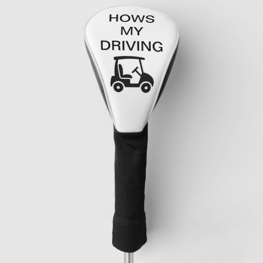 Hoch meine Fahrweise Golf Headcover (Vorderseite)