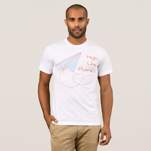 Hoch mögen PapierFlugzeug-Shirt T-Shirt (Vorne ganz)
