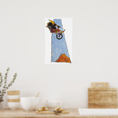 Hoch reiten! poster (Küche)