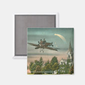 Hoch über alte Kapelle fliegen Magnet (Vorderseite/Rückseite)