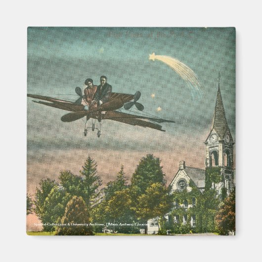 Hoch über alte Kapelle fliegen Magnet (Vorne)