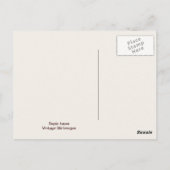 Hoch über dem Boden Postkarte (Rückseite)