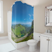 Hoch über der Leventina Duschvorhang (Beispiel)