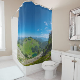 Hoch über der Leventina Duschvorhang