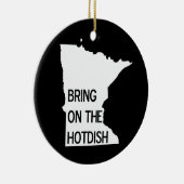 Hoch über die Bucht von Minnesota Keramik Ornament (Rechts)